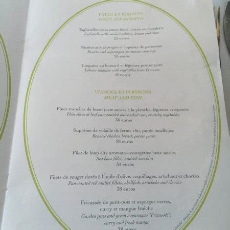 dior cafe saint tropez menu.